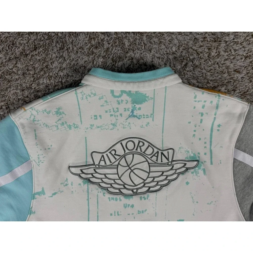 Air Jordan Multi TT Men's XXL Full Zip Track Jacket Graphic 285933-100 Heavy